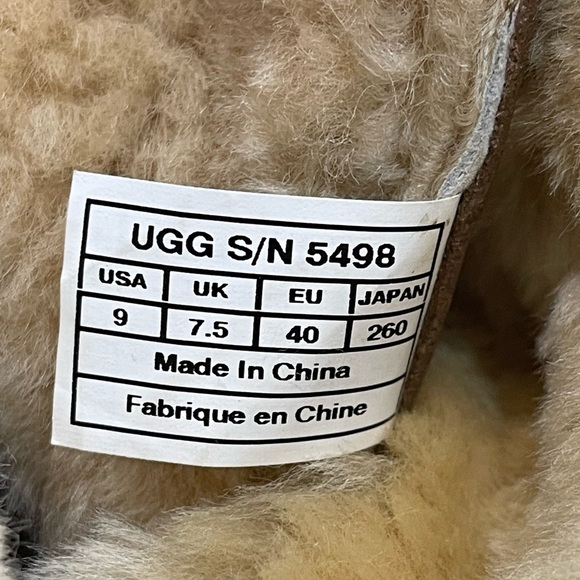 UGG ADIRONDACK TALL SUEDE & LEATHER & SHEARLING TIE UP BOOTS NWOT - Picture 7 of 10